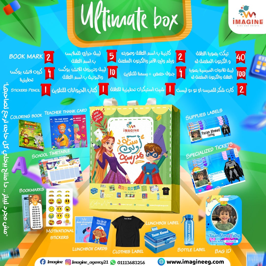 ultimate box (blue and pink design)