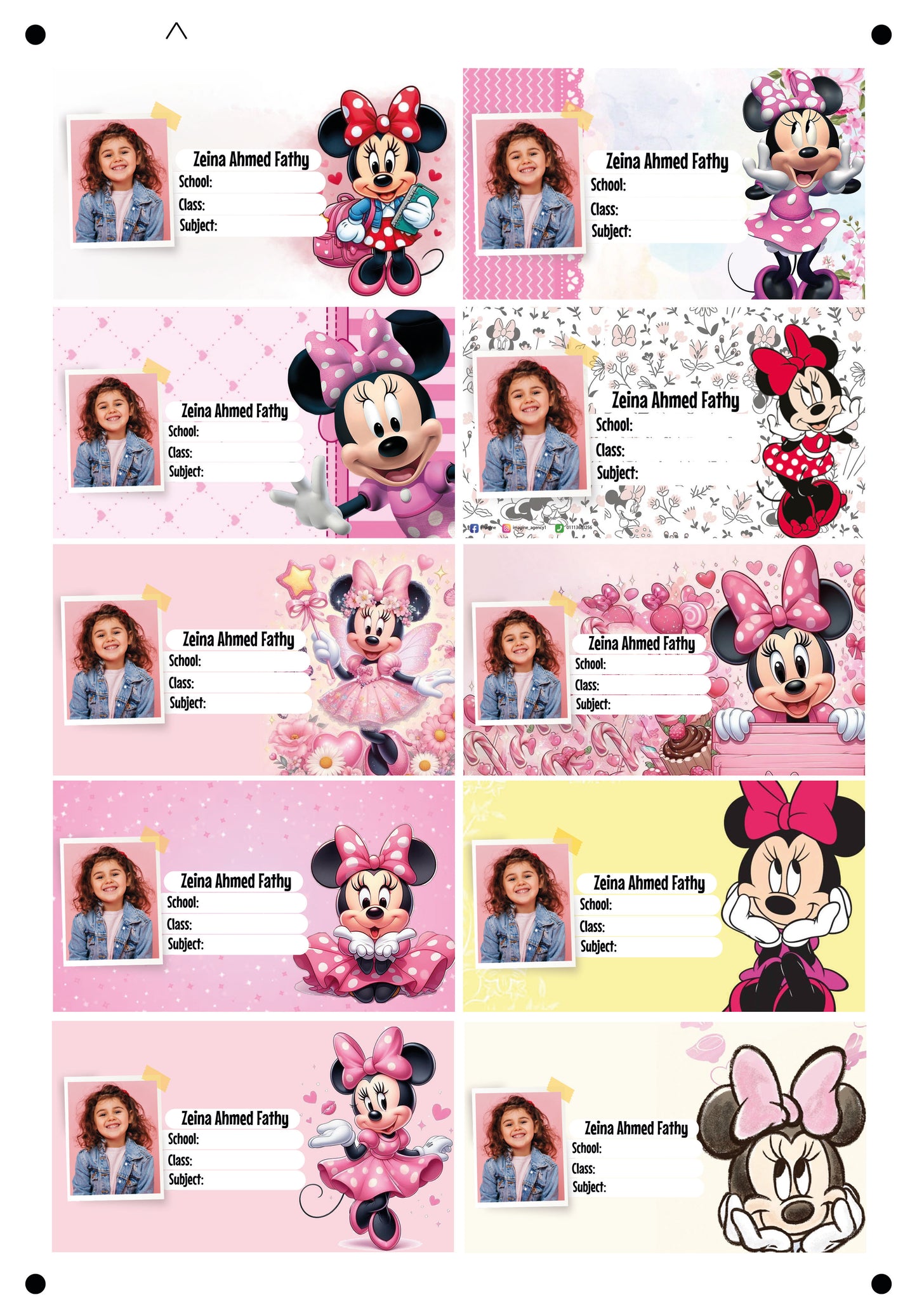 Minnie mouse design