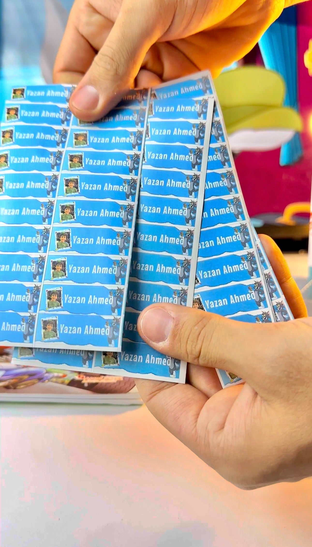 100 Supplies labels