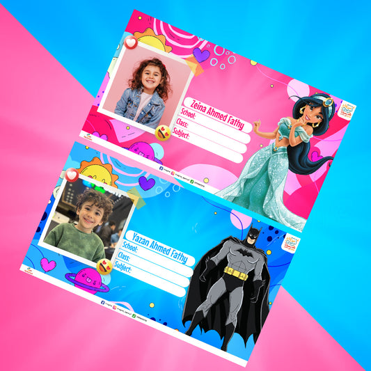 Blue and pink design