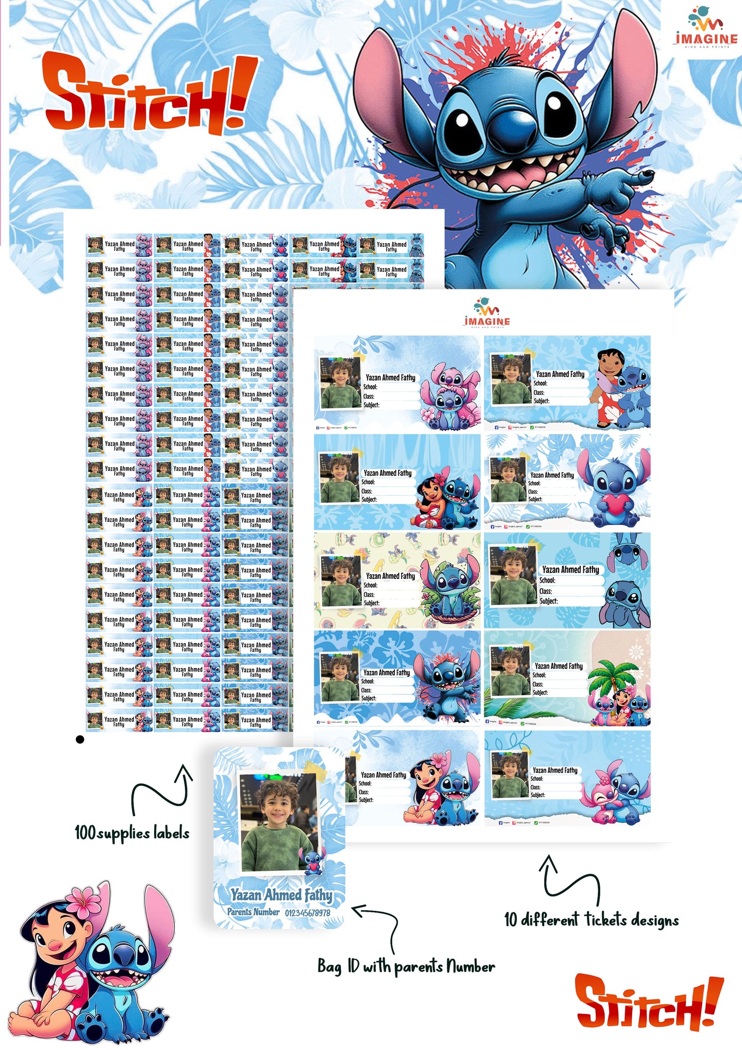 Stitch boy design