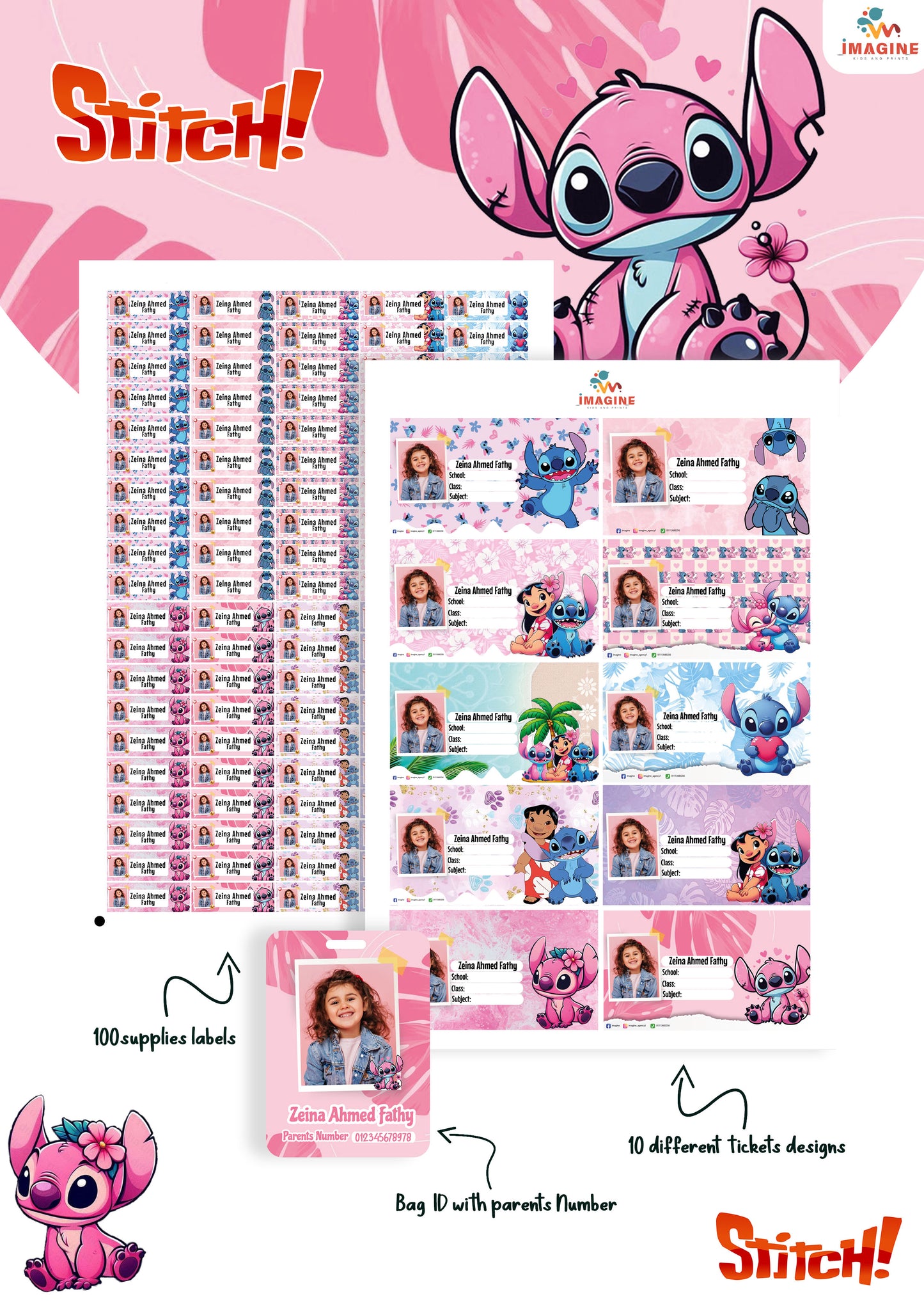 Stitch girl design