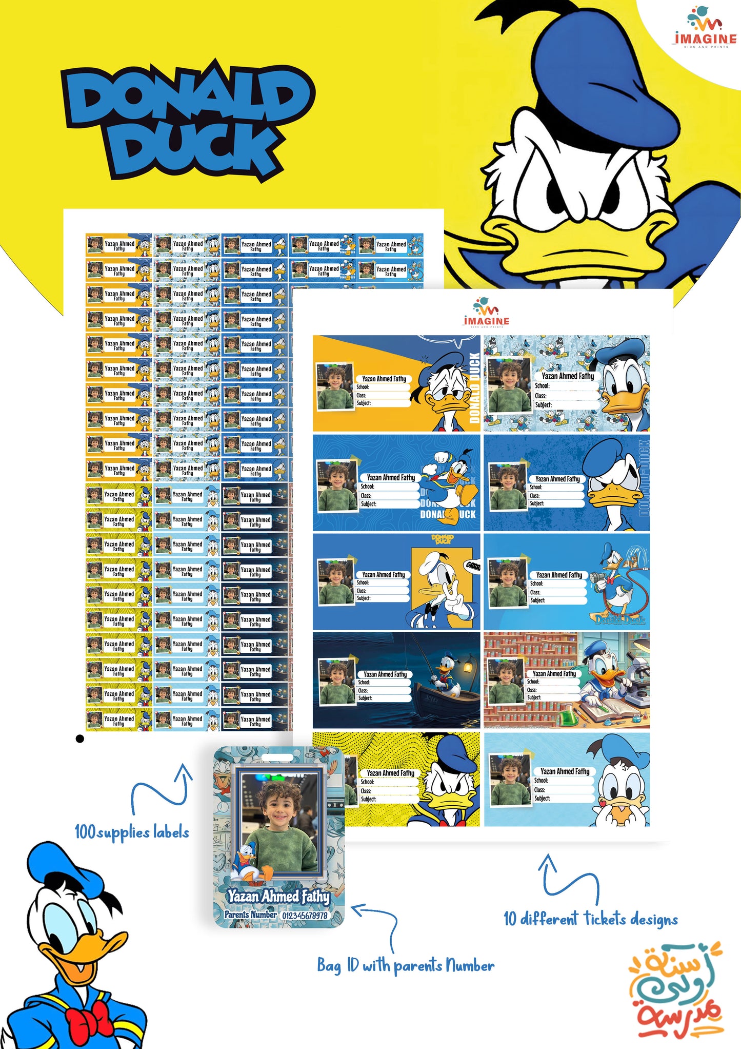 Donald duck design