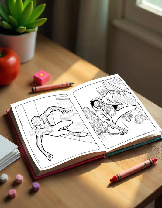 Spiderman coloring book