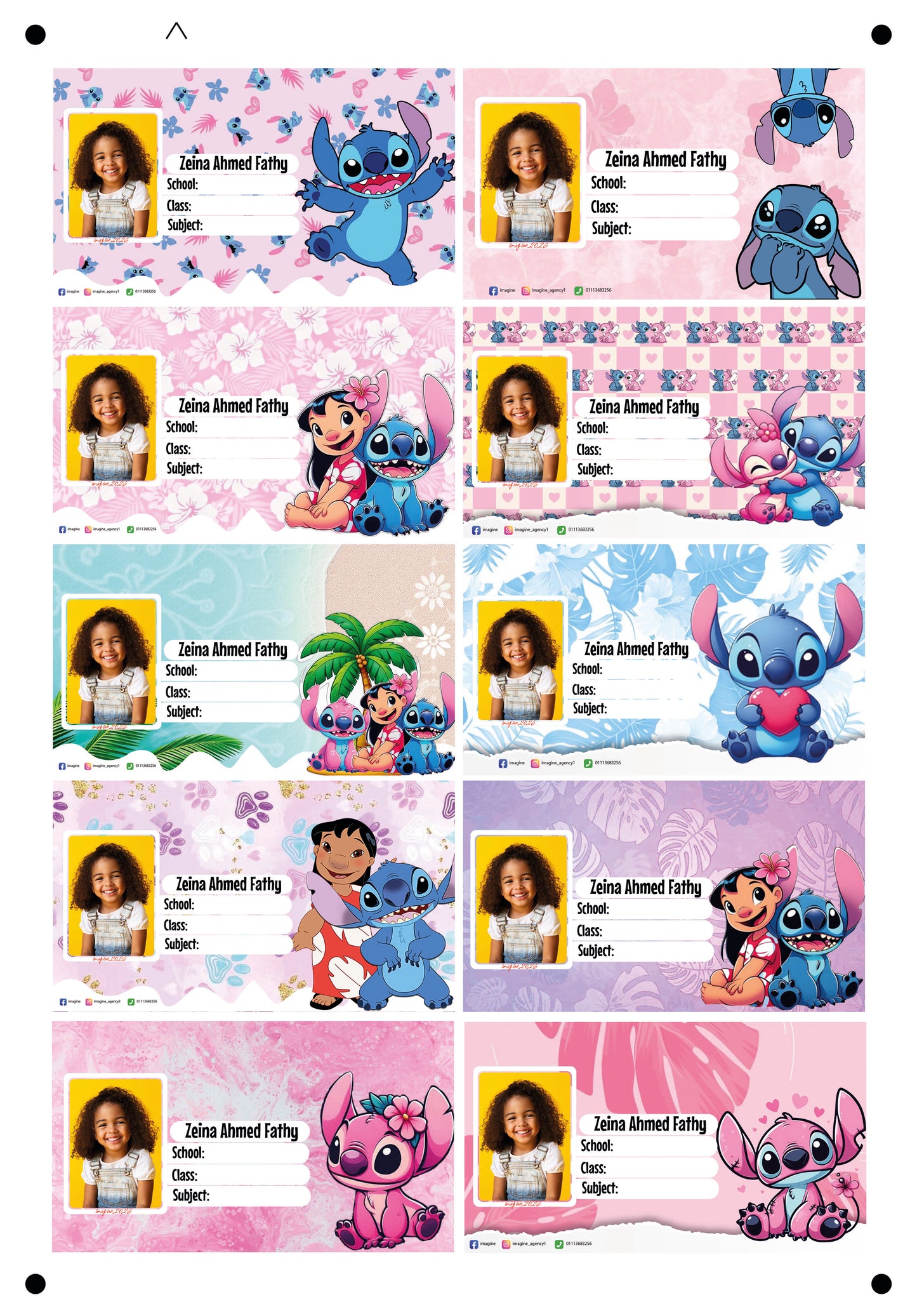 Stitch girl design