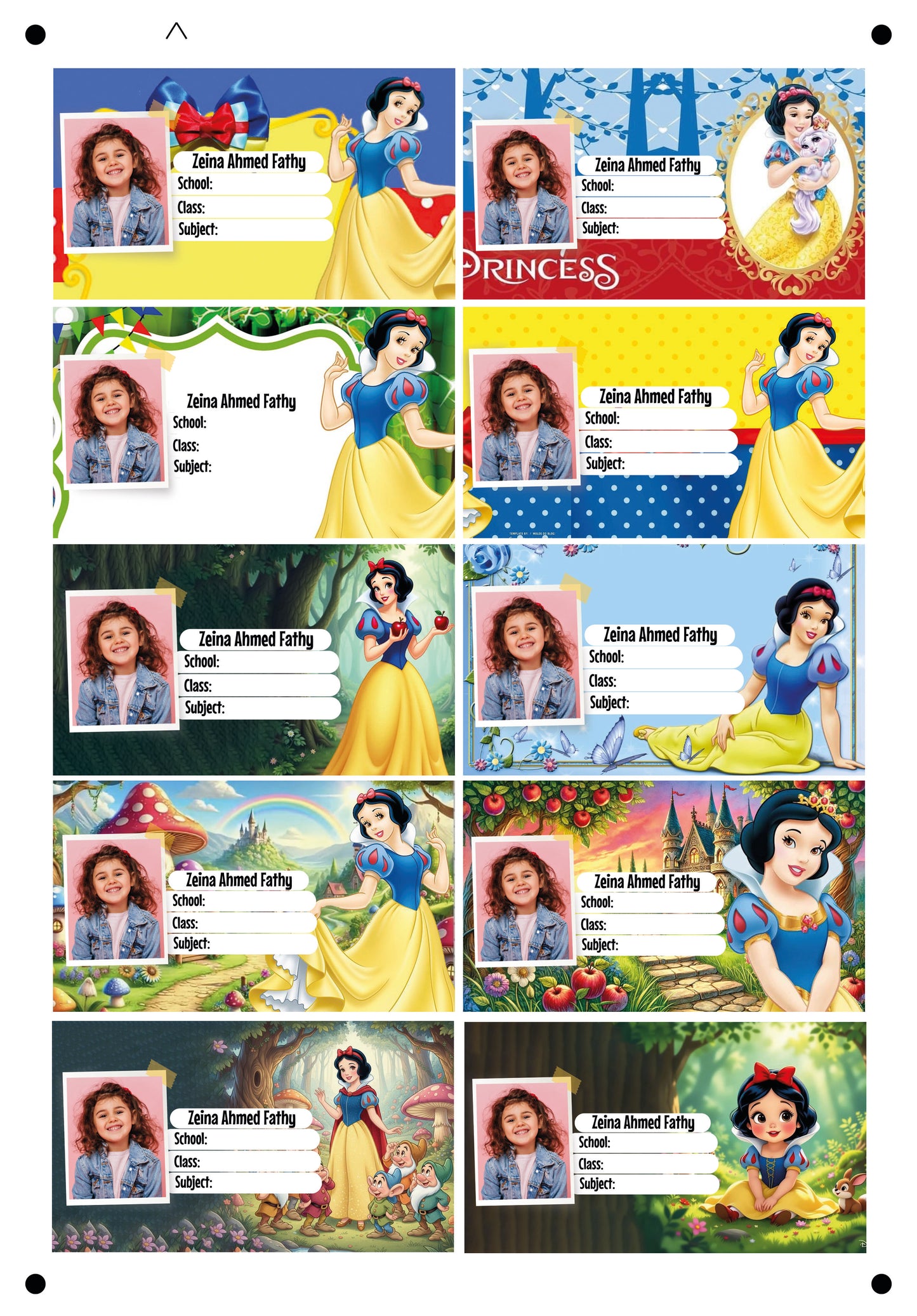 Snow white design