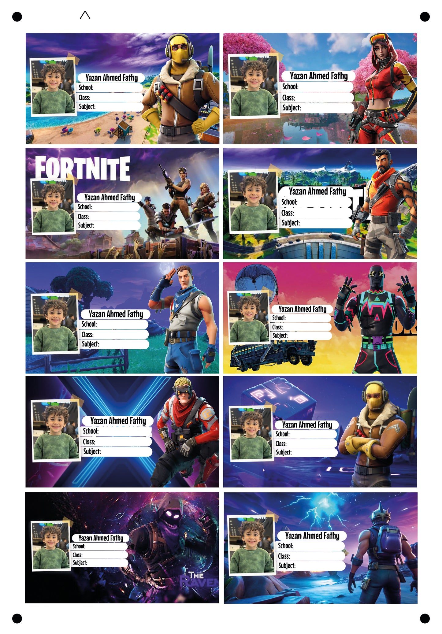 Fortnite design